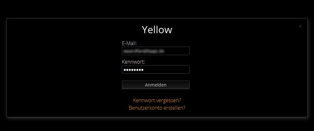Login zur Bearbeitung